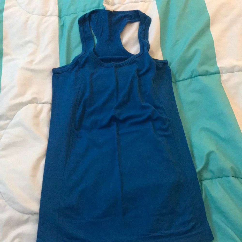 Blue tank